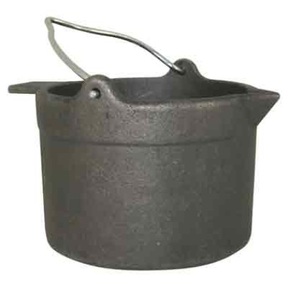 LYMAN LEAD POT CAST IRON HOLDS 10 POUNDS OF LEAD