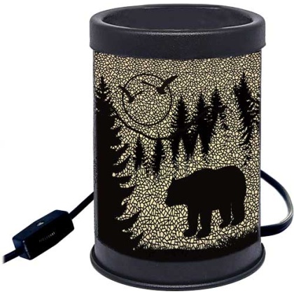 RIVERS EDGE BEAR SILHOUETTE CANDLE WARMER