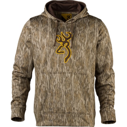 BROWNING TECH HOODIE LS MO BOTTOMLAND LARGE*