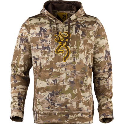 BROWNING TECH HOODIE LS AURIC CAMO LARGE*