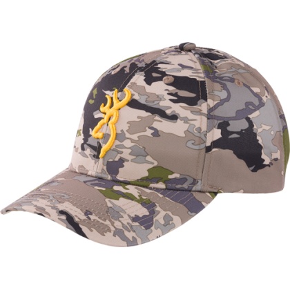 BROWNING RIMFIRE CAP BUCKMARK LOGO OVIX CAMO VELCRO