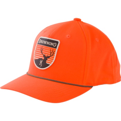 BROWNING CAP PINE VALLEY BLAZE ORANGE W/MULEY PATCH ADJ