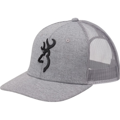 BROWNING CAP TURLEY BUCK MARK LOGO GRAY ADJUSTABLE