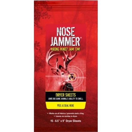 NOSE JAMMER DRYER SHEETS W/ NOSE JAMMER FORMULA