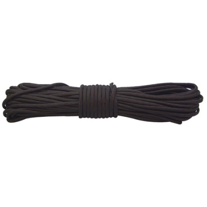 RED ROCK 550 PARACHUTE CORD 100 FEET BLACK