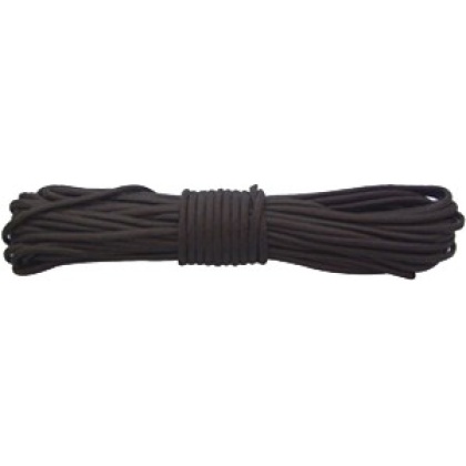 RED ROCK 550 PARACHUTE CORD 50 FEET BLACK