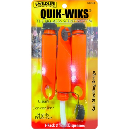 WRC SCENT DISPERSAL QUICK WICKS W/SCREW-ON SEAL 3PK