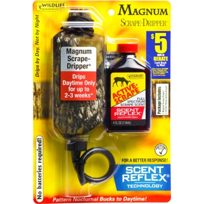 WRC DEER LURE ACTIVE SCRAPE/ SCRAPE DRIPPER COMBO 4FL OZ