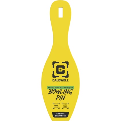 CALDWELL AR500 RIMFIRE BOWLING PIN TARGET 1/4\