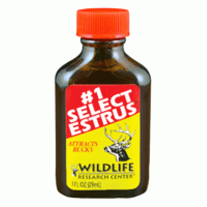 WRC DEER LURE #1 SELECT ESTRUS 1FL OUNCE BOTTLE