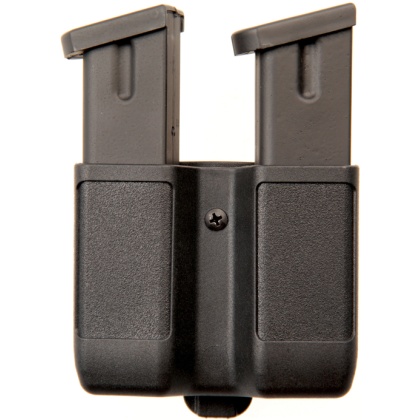 BLACKHAWK DOUBLE MAG CASE DOUBLE STACK 9/40/45/ BLK