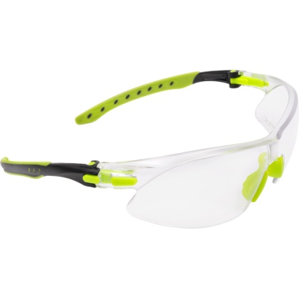 ULTRX KEEN SAFETY GLASSES YOUTH LIME GREEN