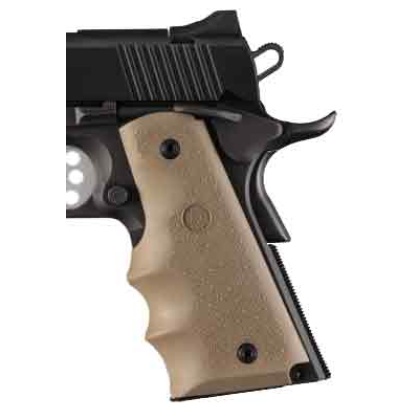 HOGUE GRIPS COLT GOVT MODEL W/FINGER GROOVES FDE