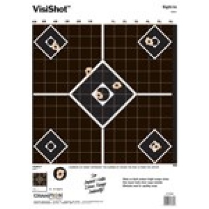 CHAMPION VISISHOT TARGET SIGHT-IN DIAMOND GRID 10-PK