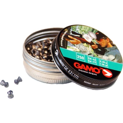 GAMO 177 HUNTER PELLETS 7.56 GRAINS 250PK TIN