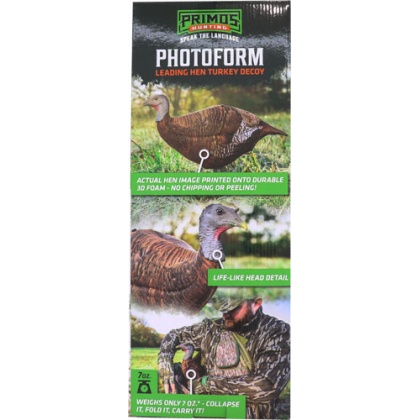 PRIMOS TURKEY DECOY PHOTOFORM LEADING HEN<