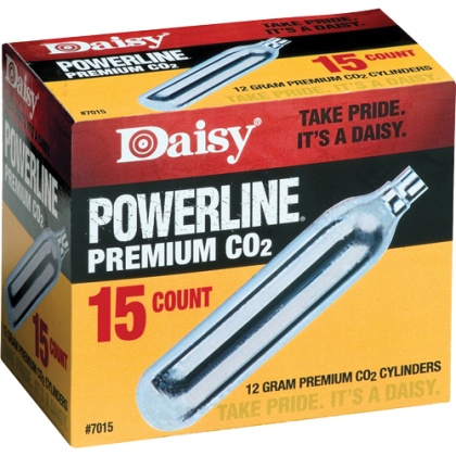 DAISY CO2 CARTRIDGES 12-GRAMS 15-PACK