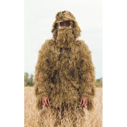 RED ROCK GHILLIE SUIT DESERT 5 PIECE ADULT MEDIUM/LARGE