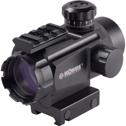 KONUS RED/GREEN DOT KONUSIGHT 1X30 4-INTERCHANGEABLE RET