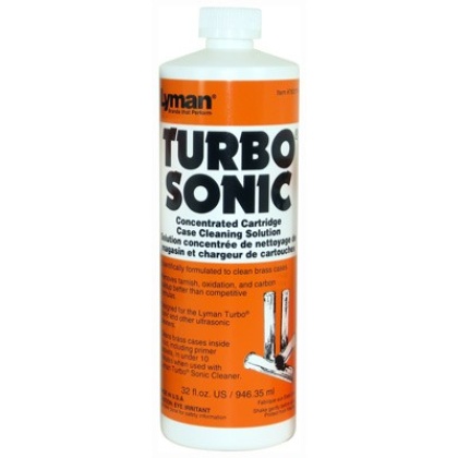 LYMAN TURBO SONIC CASE CLEANING SOLUTION 32OZ BOTTLE