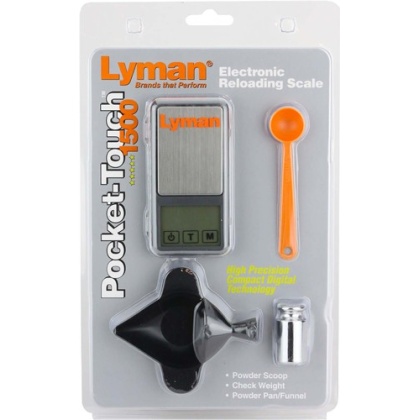 LYMAN POCKET TOUCH SCALE KIT ELECTRONIC SCALE 1500 GRAINS