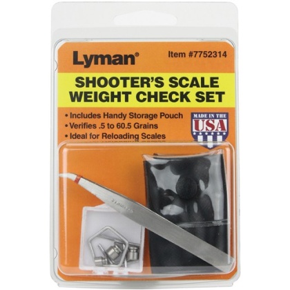 LYMAN SHOOTER\'S SCALE WEIGHT CHECK SET