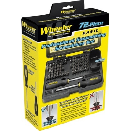 WHEELER SCREWDRIVER KIT 72-PC PROFESSIONAL GUNSMITHING