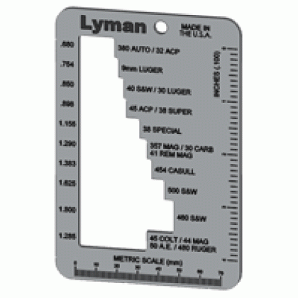 LYMAN E-ZEE CASE GAUGE PISTOL & REVOLVER