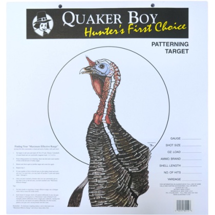 QUAKER BOY PAPER TARGET TURKEY 20\