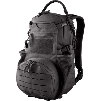 RED ROCK AMBUSH PACK BLACK W/ COLLAPSILBE MESH GEAR POCKT