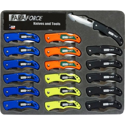 ACCUSHARP PARAFORCE LOCK BACK KNIFE SET 18 KNIVES PER DISPLY