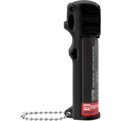 MACE PEPPER SPRAY PERSONAL MODEL KEY CHAIN BLACK 18G