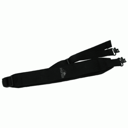 BUTLER CREEK RIFLE SLING COMFORT STRETCH W/SWIVELS BLK