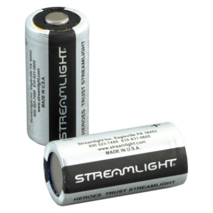 STREAMLIGHT CR123A BATTERIES LITHIUM 2-PACK