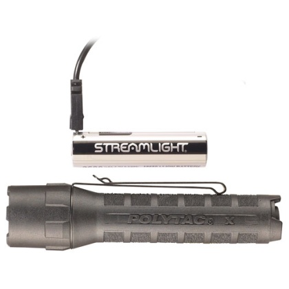 STREAMLIGHT POLY-TAC X USB LIGHT WHITE LED BLACK