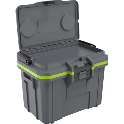 PELICAN COOLERS IM 8 QUART GRAY/GREEN ICE PACK & STORAGE