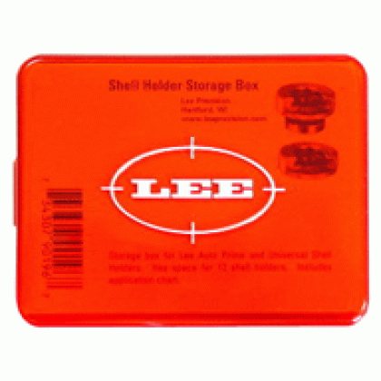 LEE SHELLHOLDER STORAGE BOX RED PLASTIC