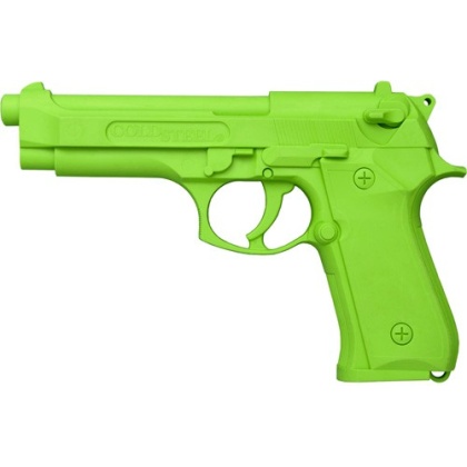 COLD STEEL MODEL 92 RUBBER TRAINING PISTOL BRIGHT GREEN