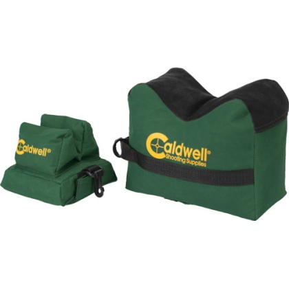 CALDWELL DEADSHOT BENCHREST BAG SET FRT & REAR FILLED