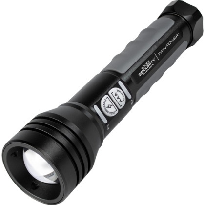 PSF TWIN POWER FLASHLIGHT WHTE 600 LUM RECHBLE & 4AAA BTRY