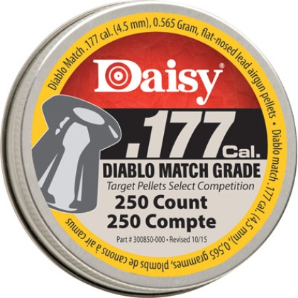 DAISY MATCH 177 PELLET 250-COUNT 10-PACK CASE