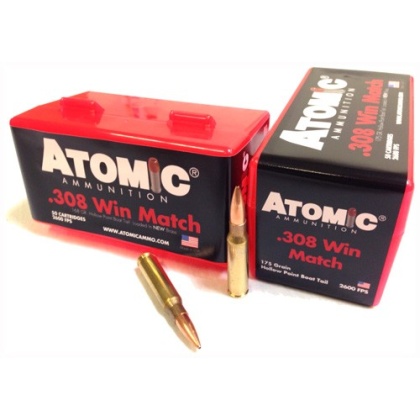 ATOMIC 308 WIN 175GR MATCH BTHP 50RD 10BX/CS