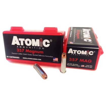 ATOMIC 357 MAG 158GR JHP 50RD 10BX/CS