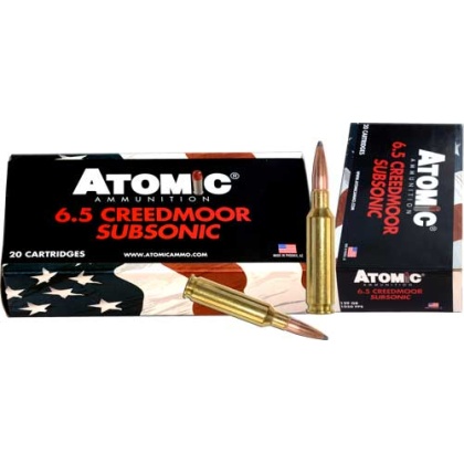 ATOMIC 6.5 CM 129GR SUBSONIC SP 20RD 10BX/CS