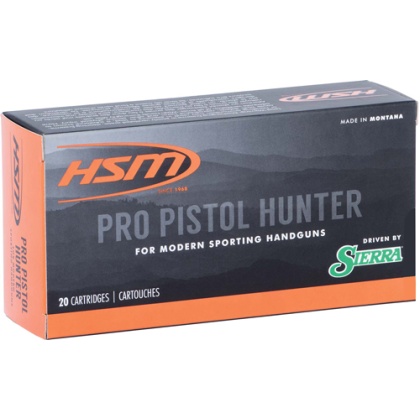 HSM PRO PISTOL 10MM 180GR JHP 20RD 20BX/CS