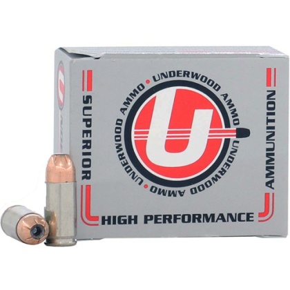 UNDERWOOD 9MM LUGER +P+ 115GR JHP 20RD 10BX/CS