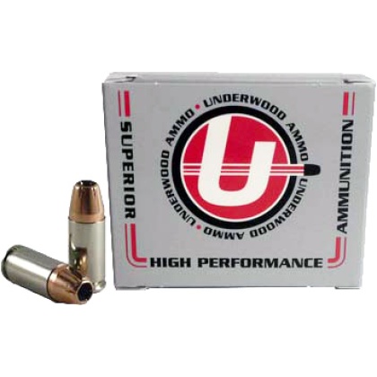 UNDERWOOD 9MM LUGER +P 124GR XTP JHP 20RD 10BX/CS