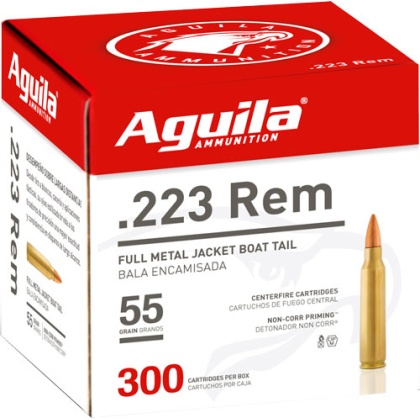 AGUILA 223 REM 55GR FMJ 300RD 4BX/CS