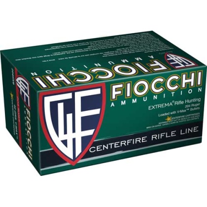 FIOCCHI 204 RUGER 32GR V-MAX 50RD 20BX/CS