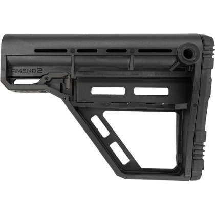 AMEND2 AMS MODULAR MIL-SPEC STOCK CARBINE BLACK BASE MODEL